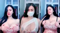Busty Alondra Savoring Decadent Chocolate