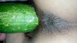 Cucumber Anal Adventure With My Boyfriend