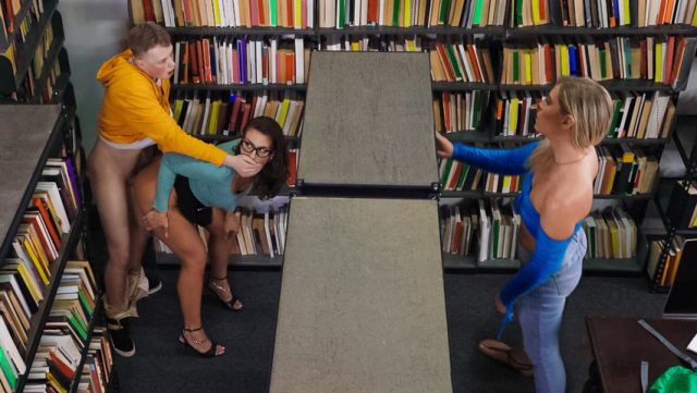 Naughty Librarian Seduces Student In Secret Study Session