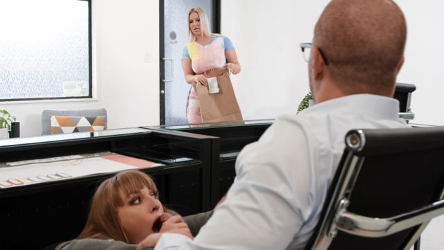 Office Orgy: The Secretary’s Double-team Delight