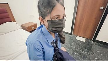 Indian Schoolgirls In Oyo Engage In Intense Lovemaking With Passionate Hindi Whispers