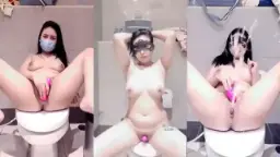 Cantik Colmek Sendiri Di Toilet Mall, Desahan Basah Bikin Makin Erotis
