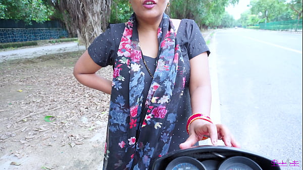 Desi Bhabhi Pleasures Client In Public Doggystyle Encounter With Hindi Moans
