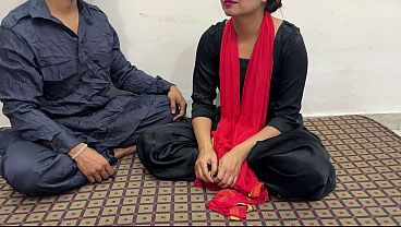 Desi Wife Gets Shared With A Baba – Hindi Moans Included
