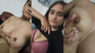 Watch A Punjabi Girl Flaunt Her Big, Juicy Tits In A Leaked Mms