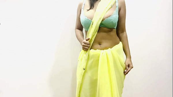 Watch The Trailer – A Curvy Indian Bhabhi In A Yellow Saree Teasing And Tempting You