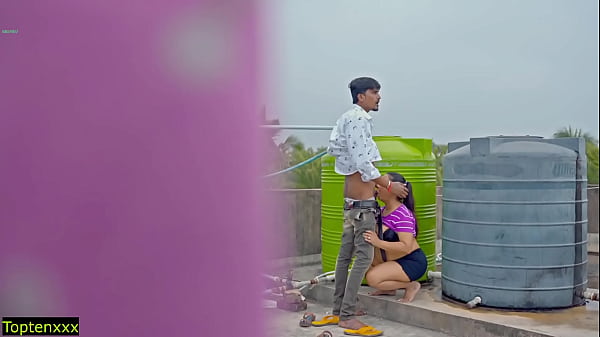 Hindi Real Roof Sex! Don’t Stop, Fill My Pussy Deep