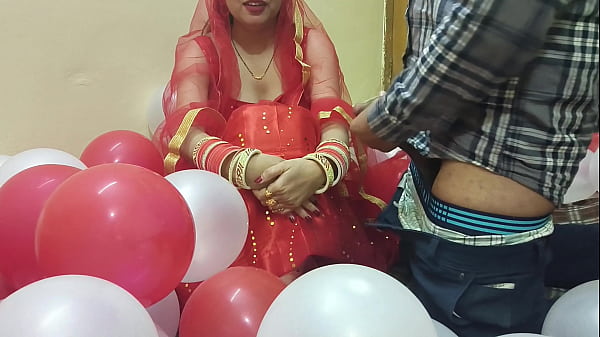 First Night Of A Freshly Wed Desi Hot Wife Getting Fucked Hard By Her Husband In Hindi